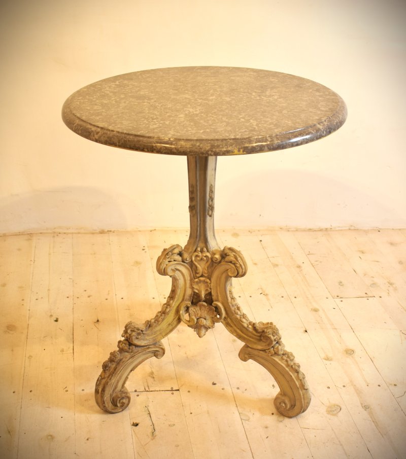 Marble top centre table